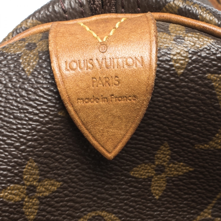 Pre Owned Louis Vuitton Monogram Canvas Speedy 30 Bag