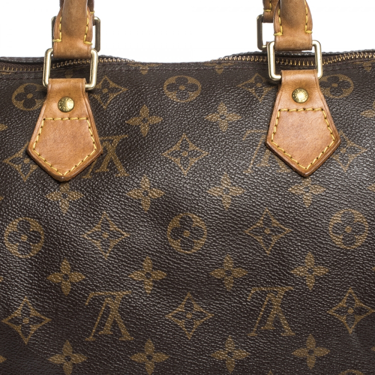 Pre Owned Louis Vuitton Monogram Canvas Speedy 30 Bag
