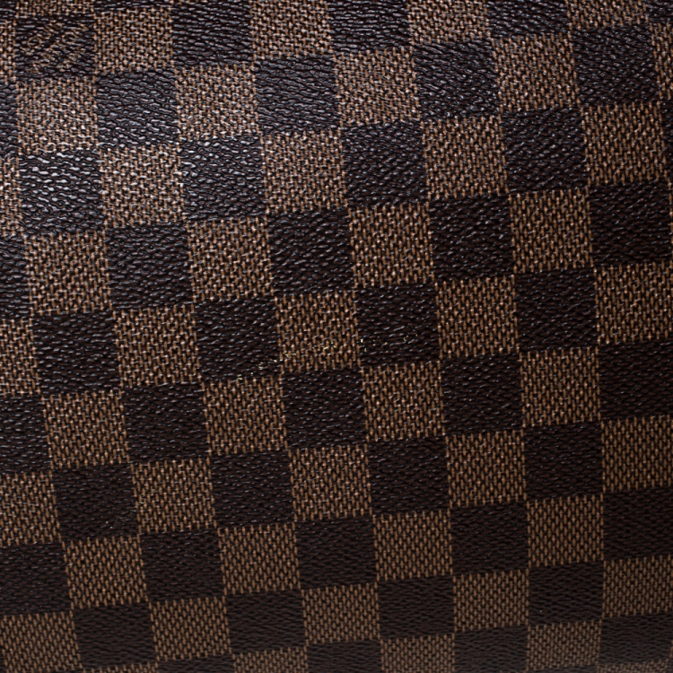 Pre Owned Louis Vuitton Damier Ebene Canvas Speedy 35 Bag