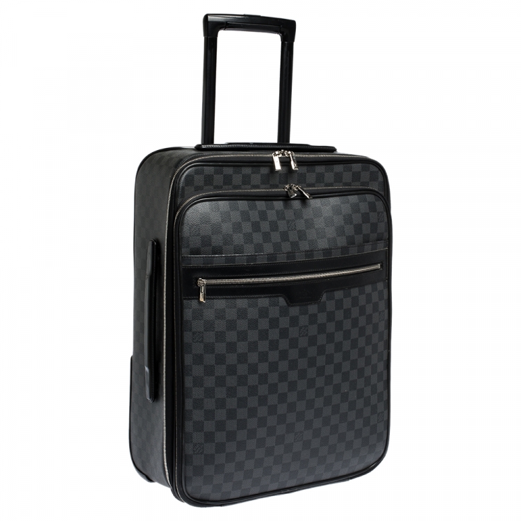 مملوكة مسبقًا Louis Vuitton Damier Graphite Canvas Business Pegase Legere 50 Luggage Bag