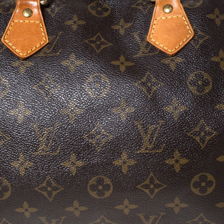 Pre Owned Louis Vuitton Monogram Canvas Speedy 30 Bag
