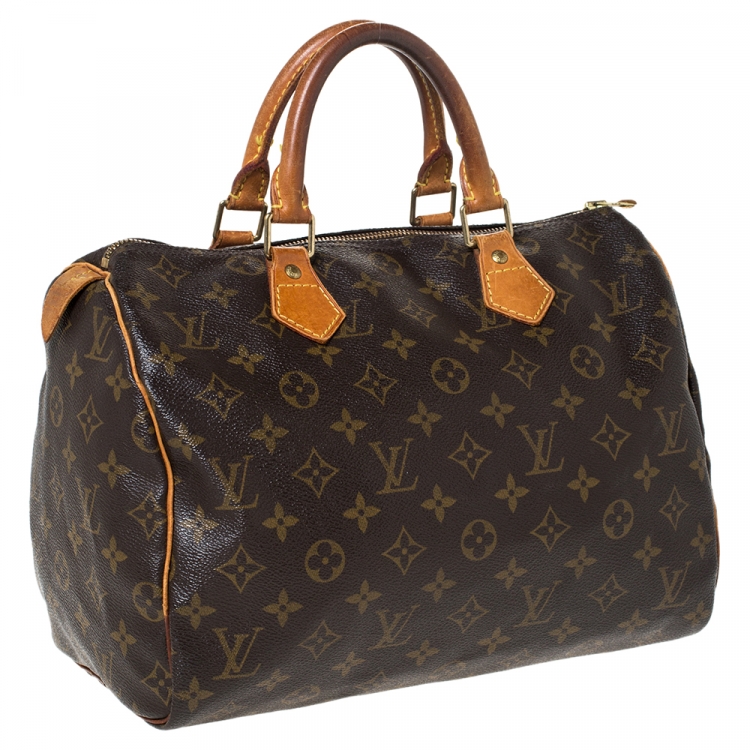 Pre Owned Louis Vuitton Monogram Canvas Speedy 30 Bag