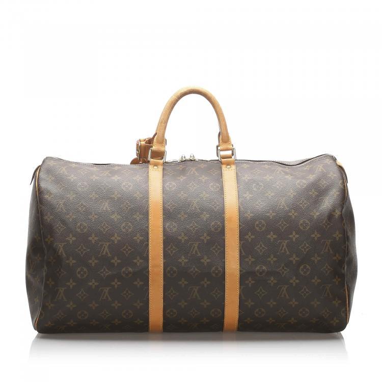 Pre Owned Louis Vuitton Monogram Canvas Keepall 55
