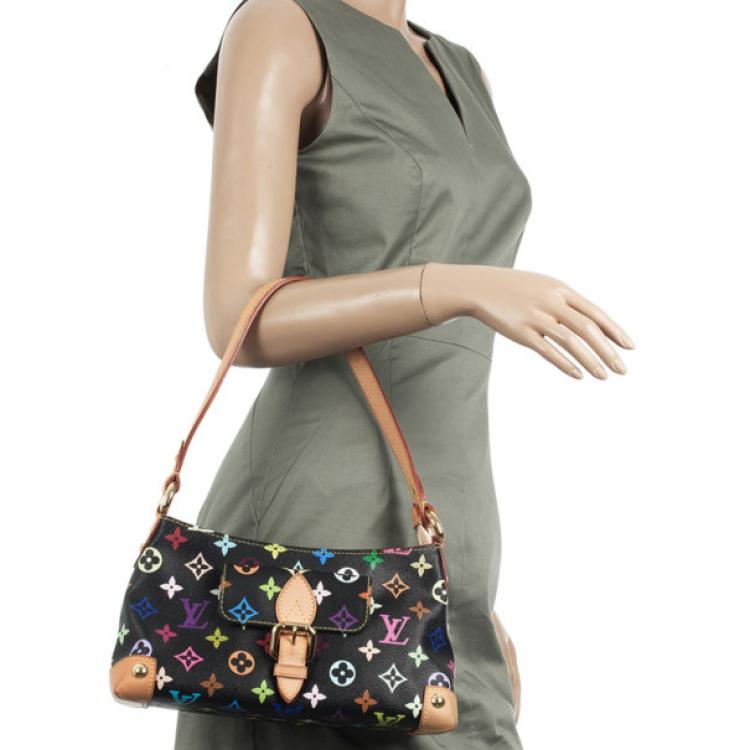 Louis Vuitton Black Multicolor Eliza Shoulder Bag