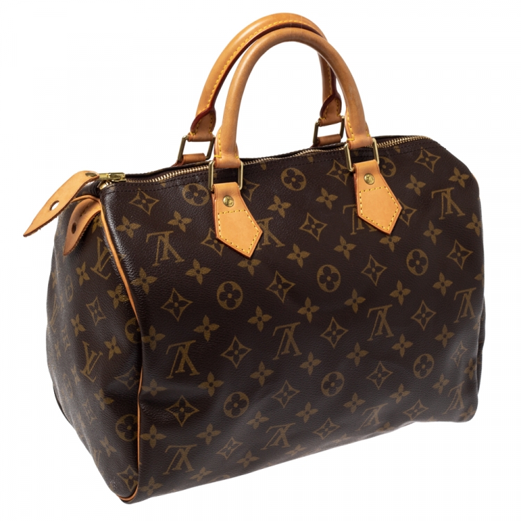 Pre Owned Louis Vuitton Monogram Canvas Speedy 30 Bag