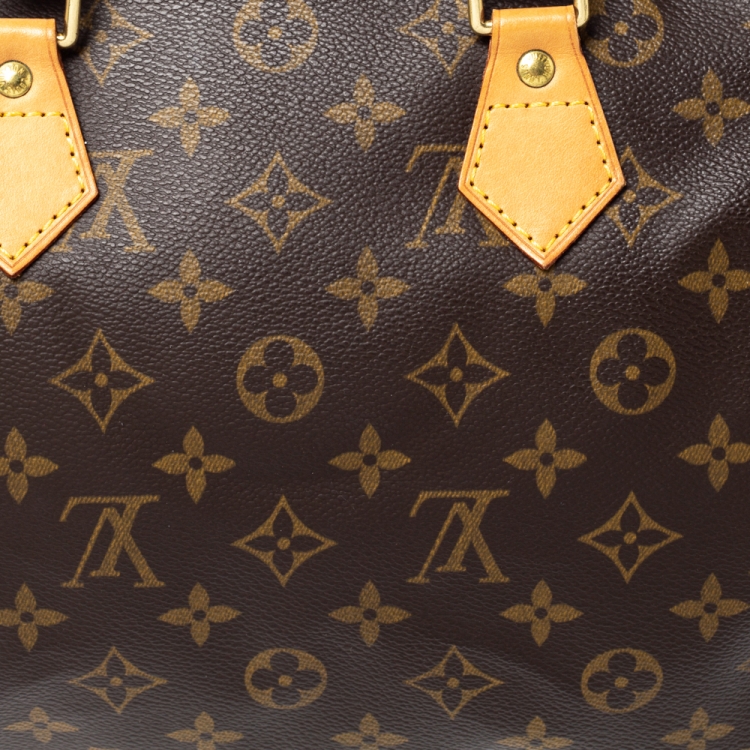 Pre Owned Louis Vuitton Monogram Canvas Speedy 30 Bag
