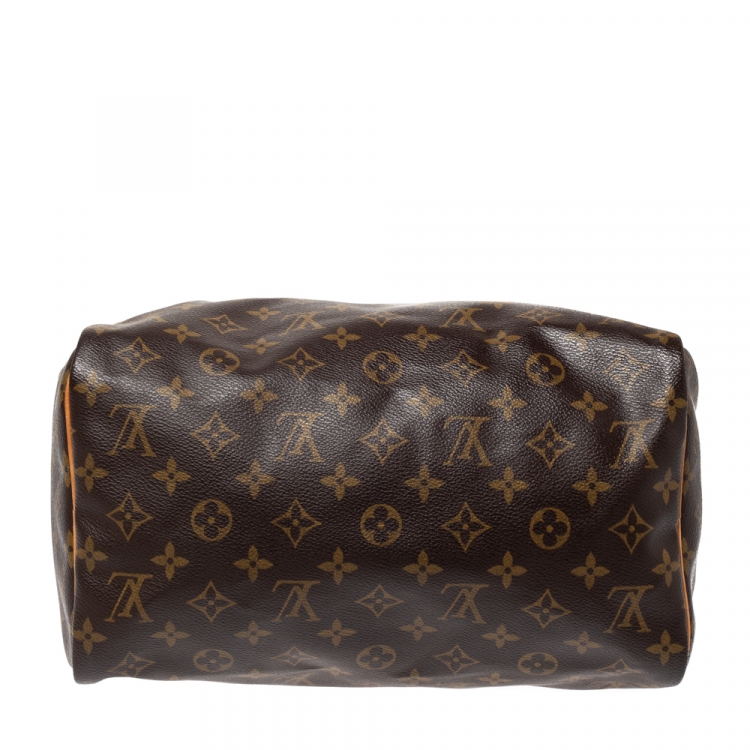 Pre Owned Louis Vuitton Monogram Canvas Speedy 30 Bag
