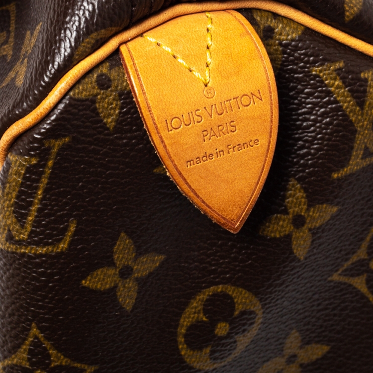 Pre Owned Louis Vuitton Monogram Canvas Speedy 30 Bag