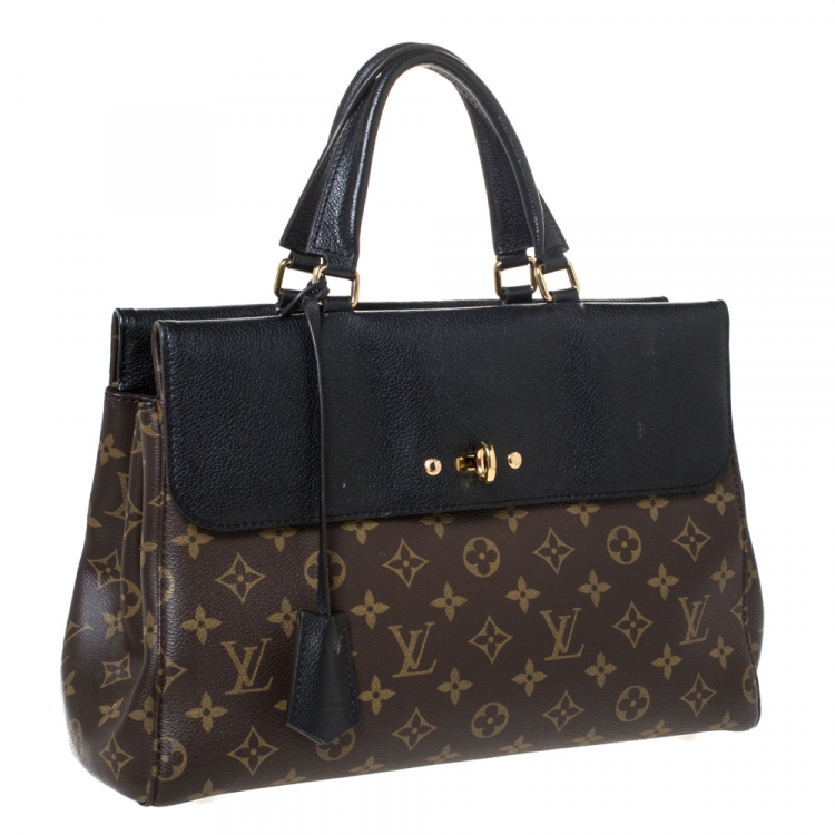 Pre Owned Louis Vuitton Black Monogram Canvas Venus Bag                   