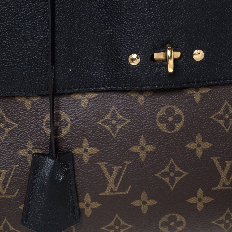 Pre Owned Louis Vuitton Black Monogram Canvas Venus Bag                   