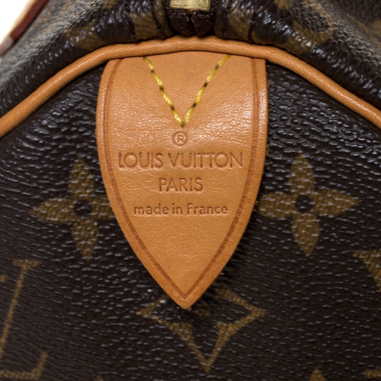 Pre Owned Louis Vuitton Monogram Canvas Speedy 25 Bag