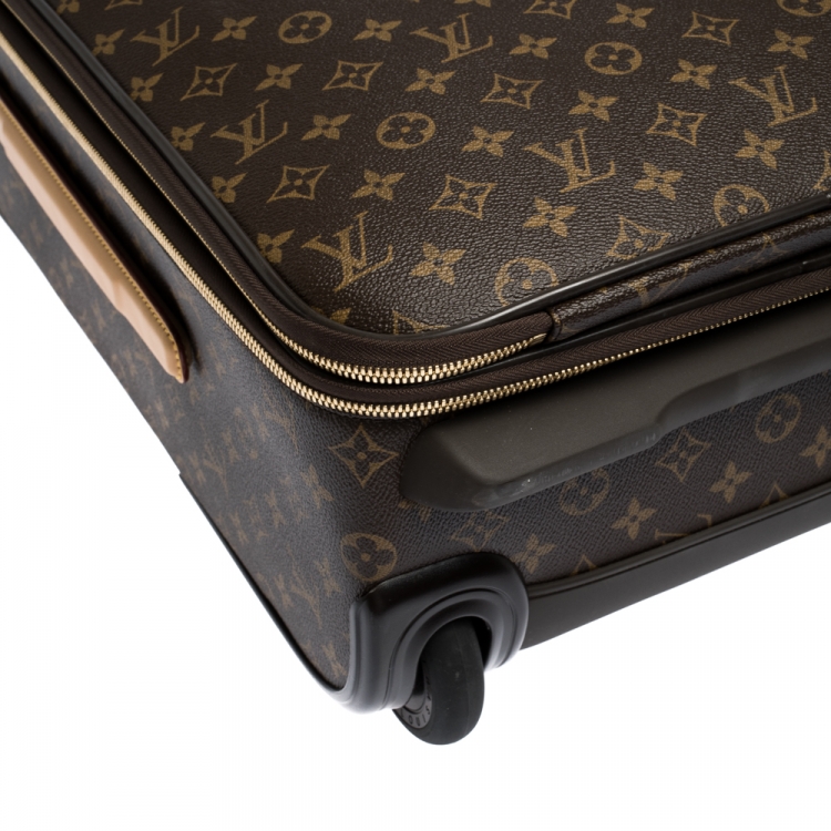 Pre Owned Louis Vuitton Monogram Canvas Business Pegase Legere 55 Luggage