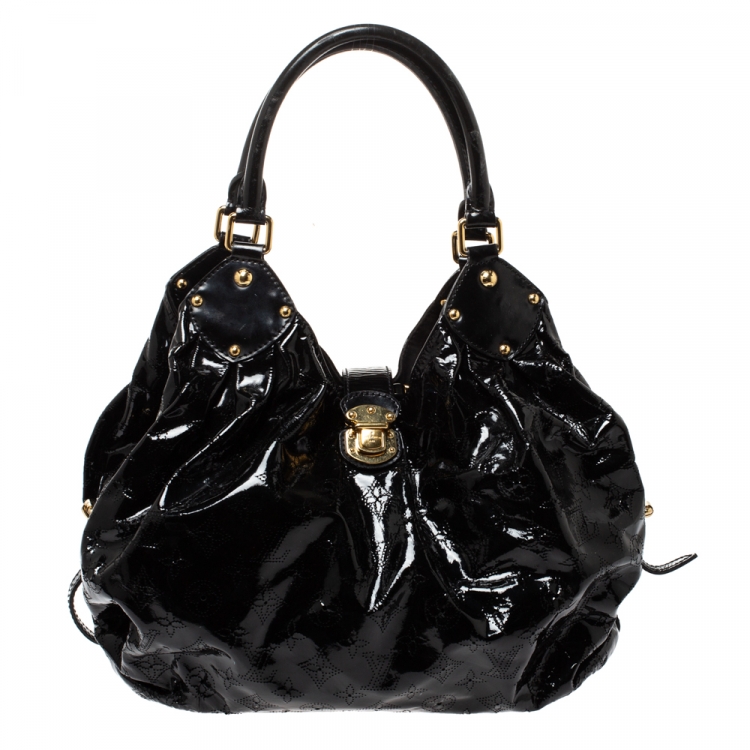 louis vuitton black patent leather bag