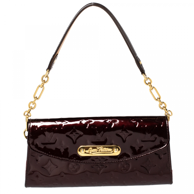 Louis Vuitton Sunset Blvd Pochette Shoulder Bag Clutch Amarante