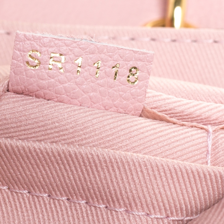 Pre Owned Louis Vuitton Magnolia Pink Damier Ebene Canvas Clapton Backpack