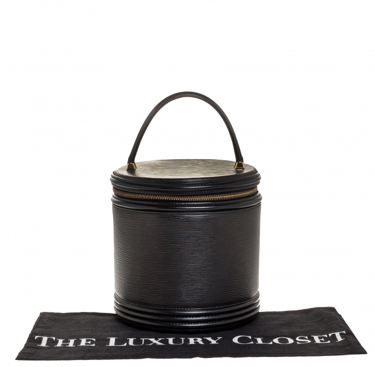 مملوكة مسبقًا Louis Vuitton Black Epi Leather Cannes Bag