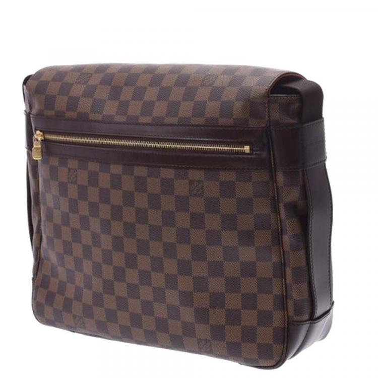 Louis Vuitton Vintage Damier Ebene Bastille Messenger Bag - Brown