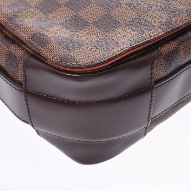 Pre Owned Louis Vuitton Damier Ebene Canavs Bastille Messenger Bag
