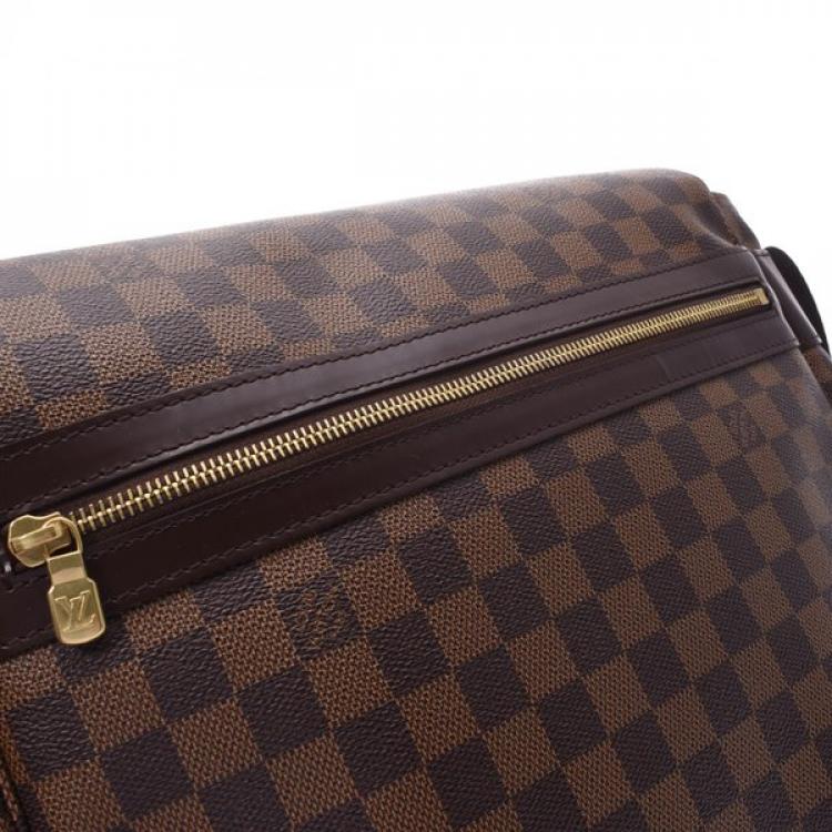 Pre Owned Louis Vuitton Damier Ebene Canavs Bastille Messenger Bag