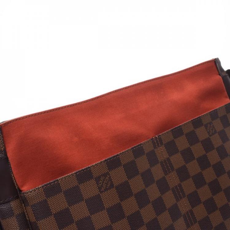 Pre Owned Louis Vuitton Damier Ebene Canavs Bastille Messenger Bag