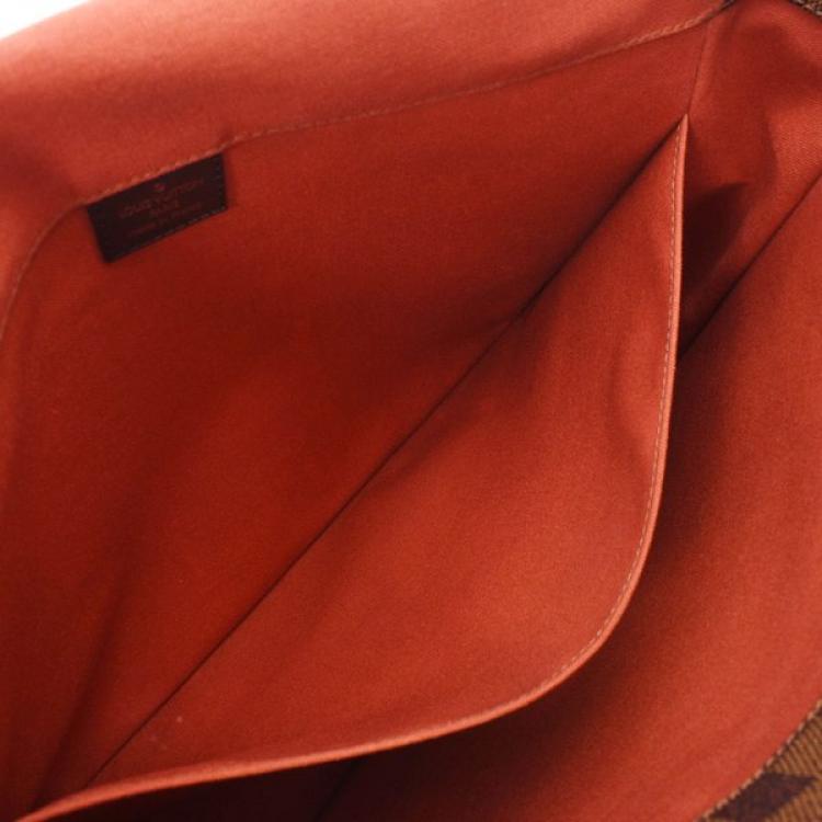Pre Owned Louis Vuitton Damier Ebene Canavs Bastille Messenger Bag