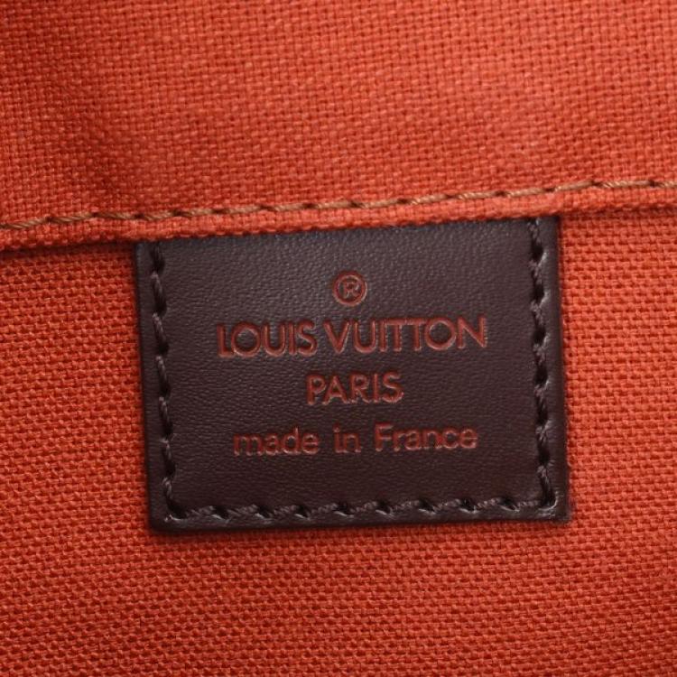 Pre Owned Louis Vuitton Damier Ebene Canavs Bastille Messenger Bag
