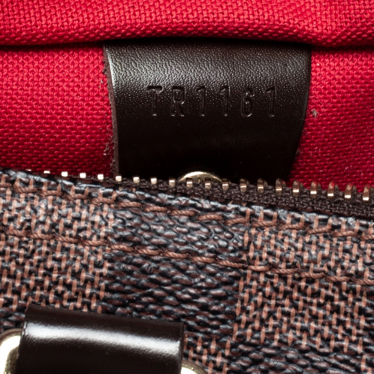 Pre Owned Louis Vuitton Damier Ebene Canvas Speedy 30 Bag