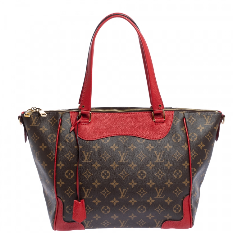 LOUIS VUITTON Monogram Canvas All In Tote MM Coquelicot - The Purse Ladies