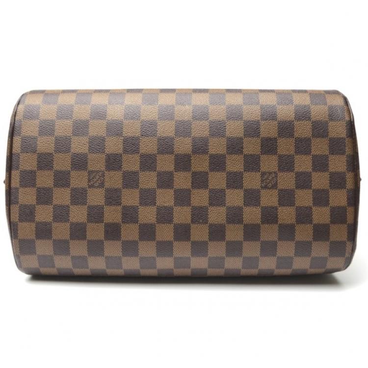 Pre Owned Louis Vuitton Damier Ebene Canvas Duomo Boston Bag