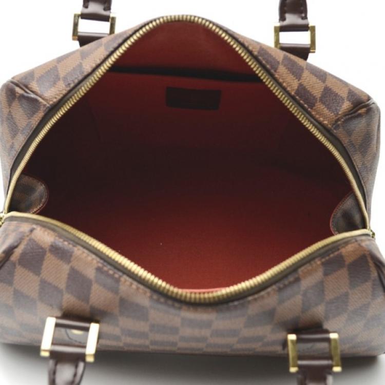 Pre Owned Louis Vuitton Damier Ebene Canvas Duomo Boston Bag