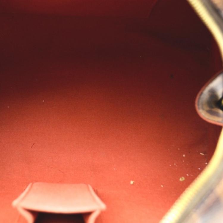 Pre Owned Louis Vuitton Damier Ebene Canvas Duomo Boston Bag