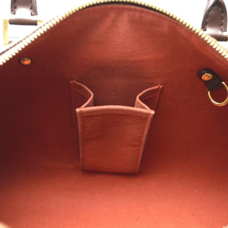 Pre Owned Louis Vuitton Damier Ebene Canvas Duomo Boston Bag