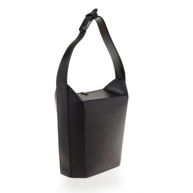 Louis Vuitton Sac Seau Black Epi Leather Shoulder Bag Louis