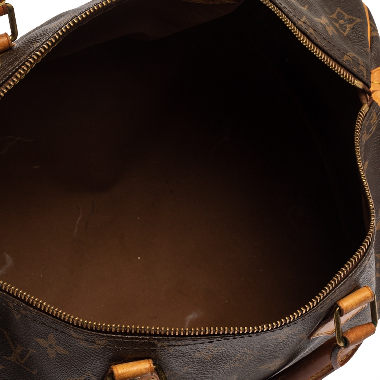 Pre Owned Louis Vuitton Monogram Canvas Speedy 35 Bag