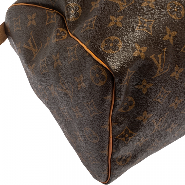 Pre Owned Louis Vuitton Monogram Canvas Speedy 35 Bag