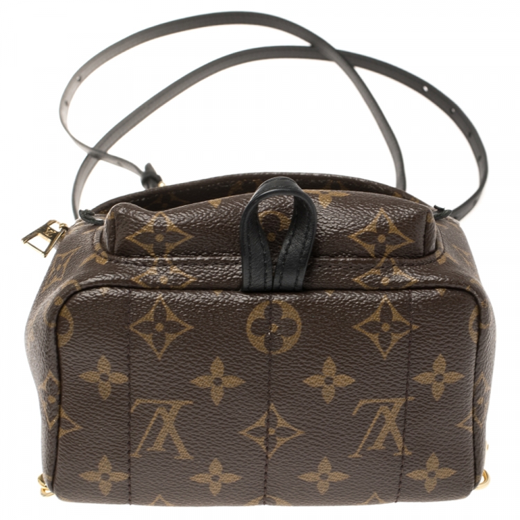 Pre Owned Louis Vuitton Monogram Canvas Mini Palm Springs Backpack