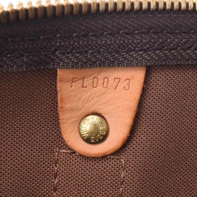 Pre Owned Louis Vuitton Brown Monogram Canvas Keepall Bandouliere 55 Bag