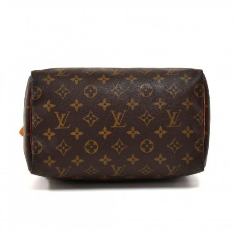 Pre Owned Louis Vuitton Monogram Canvas Speedy 25 City Bag