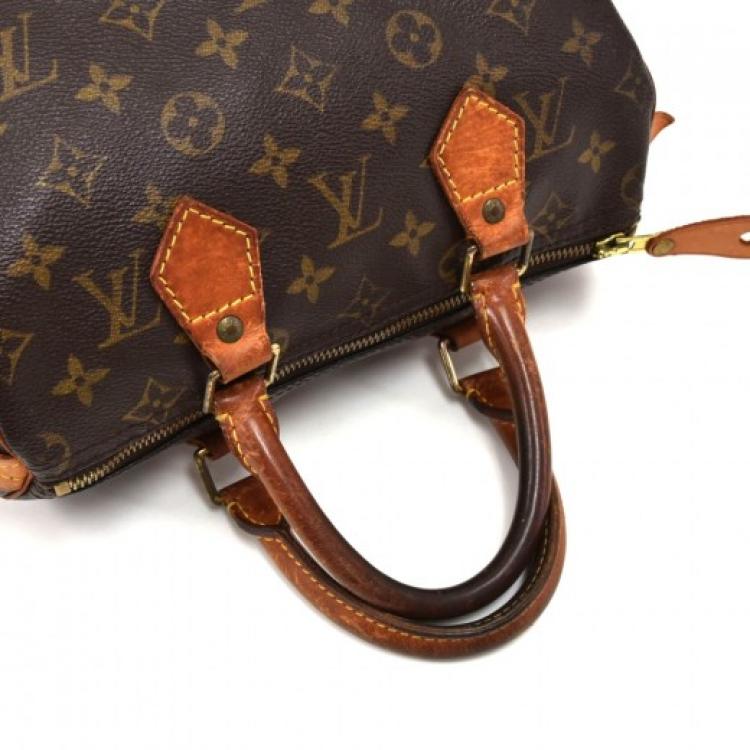 Pre Owned Louis Vuitton Monogram Canvas Speedy 25 City Bag