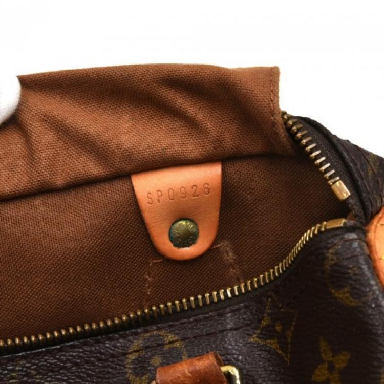 Pre Owned Louis Vuitton Monogram Canvas Speedy 25 City Bag