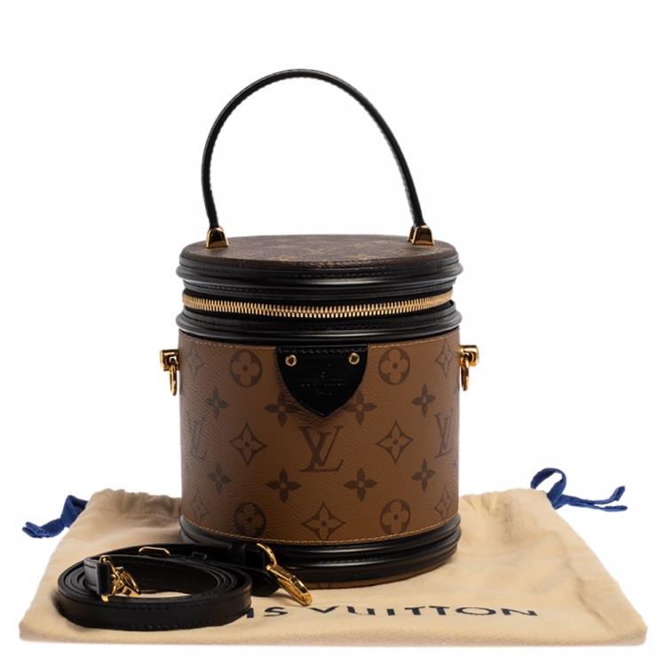 Pre Owned Louis Vuitton Reverse Monogram Canvas Cannes Bag