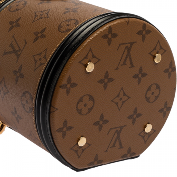 Pre Owned Louis Vuitton Reverse Monogram Canvas Cannes Bag