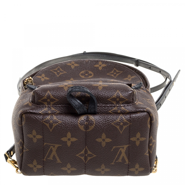 Pre Owned Louis Vuitton Monogram Canvas Mini Palm Springs Backpack