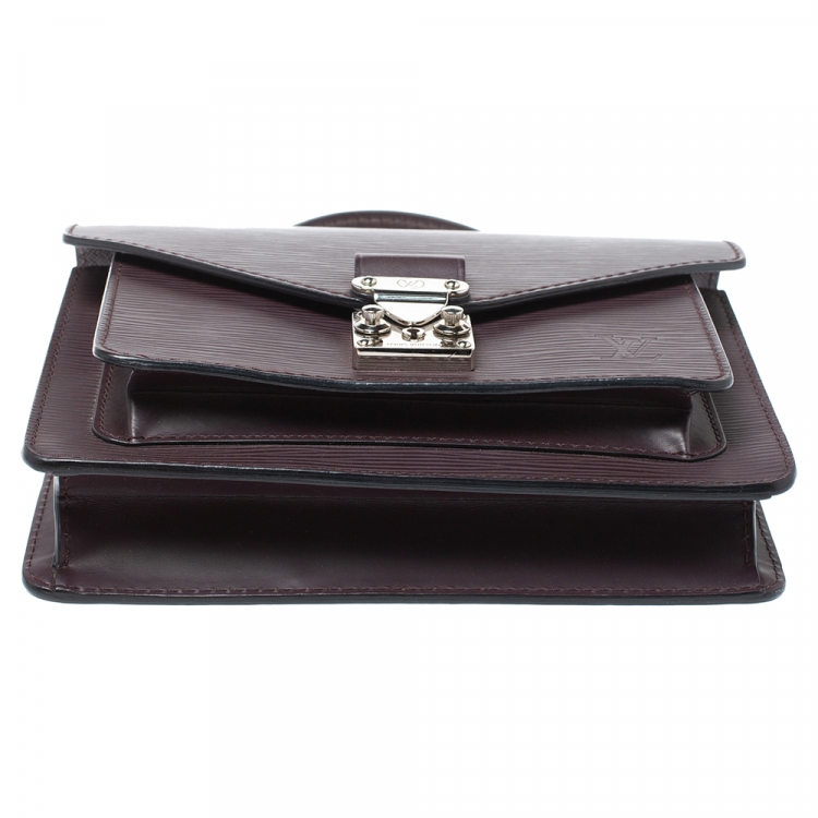 مملوكة مسبقًا Louis Vuitton Quetsche Epi Leather  Monceau BB Bag