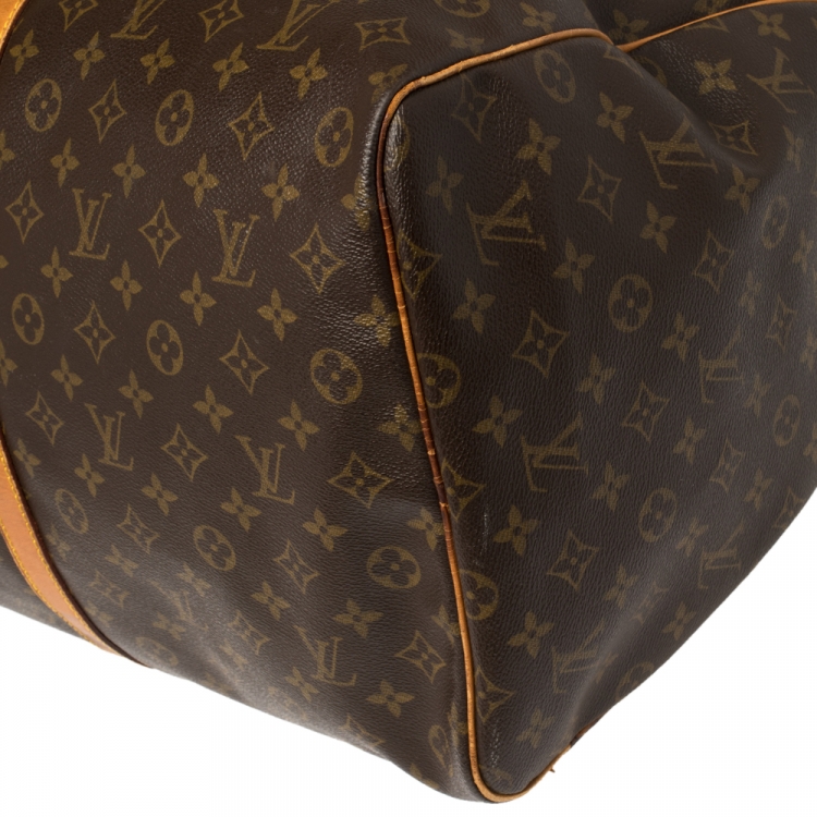 Pre Owned Louis Vuitton Monogram Canvas Keepall 60 Bag