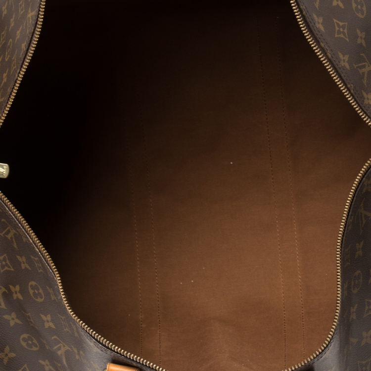 Pre Owned Louis Vuitton Monogram Canvas Keepall 60 Bag