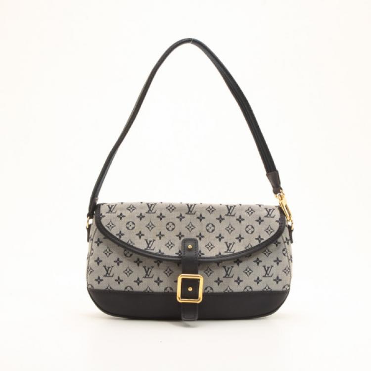 Louis Vuitton, Bags, Louis Vuitton Marjorie Blue Monogram Mini Lin  Shoulder Bag