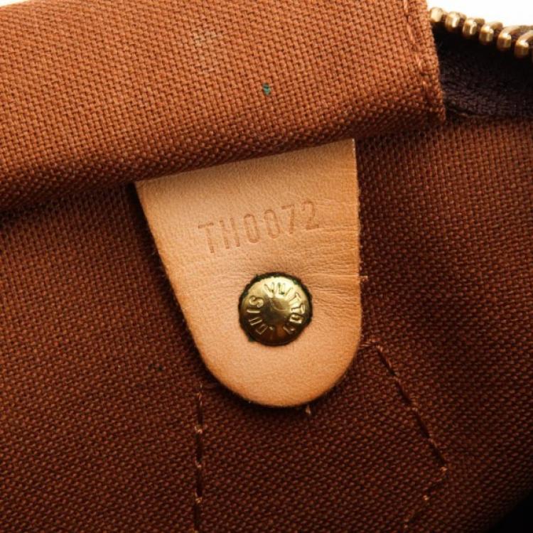 Pre Owned Louis Vuitton Monogram Canvas Speedy 30