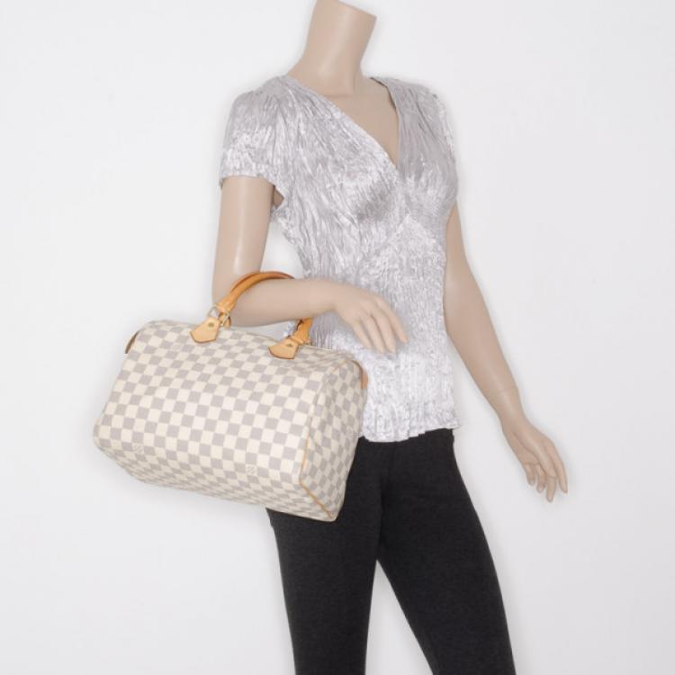 مملوكة مسبقًا Louis Vuitton Damier Azur Speedy 30
