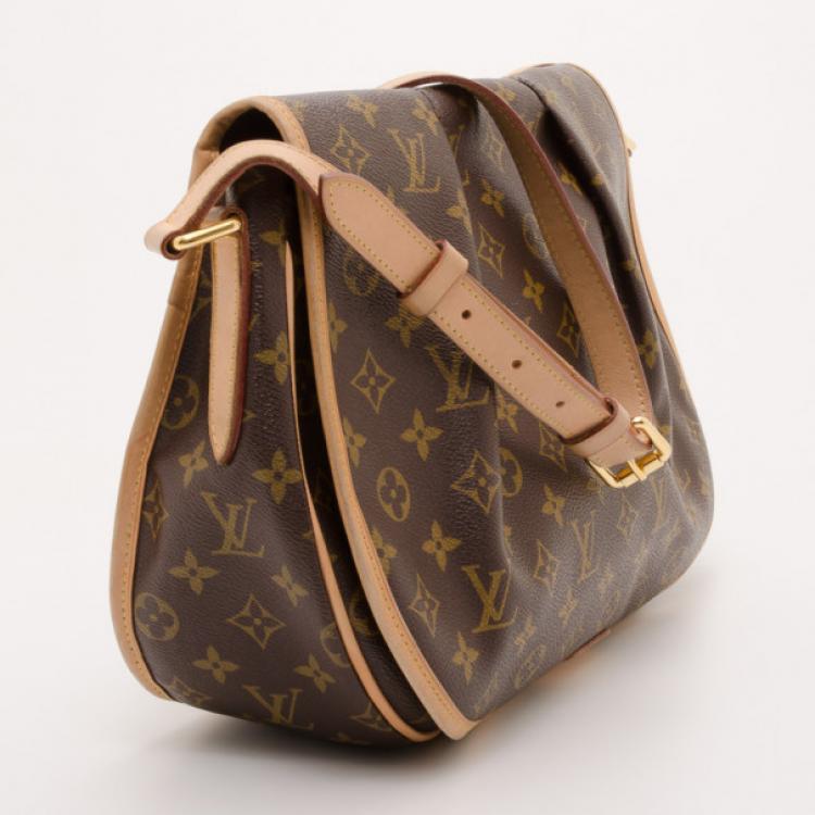 Pre Owned Louis Vuitton Menilmontant MM Messenger Bag 